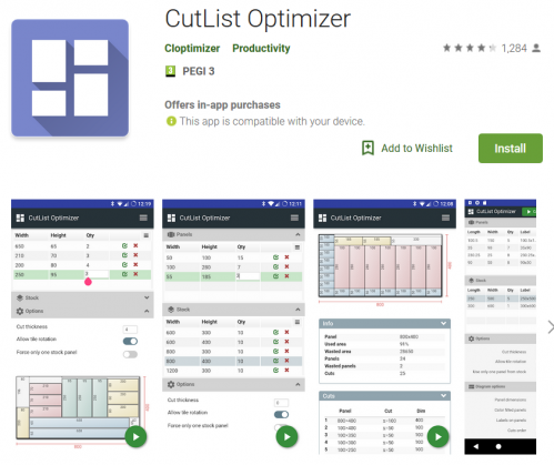 Cutlist Optimizer